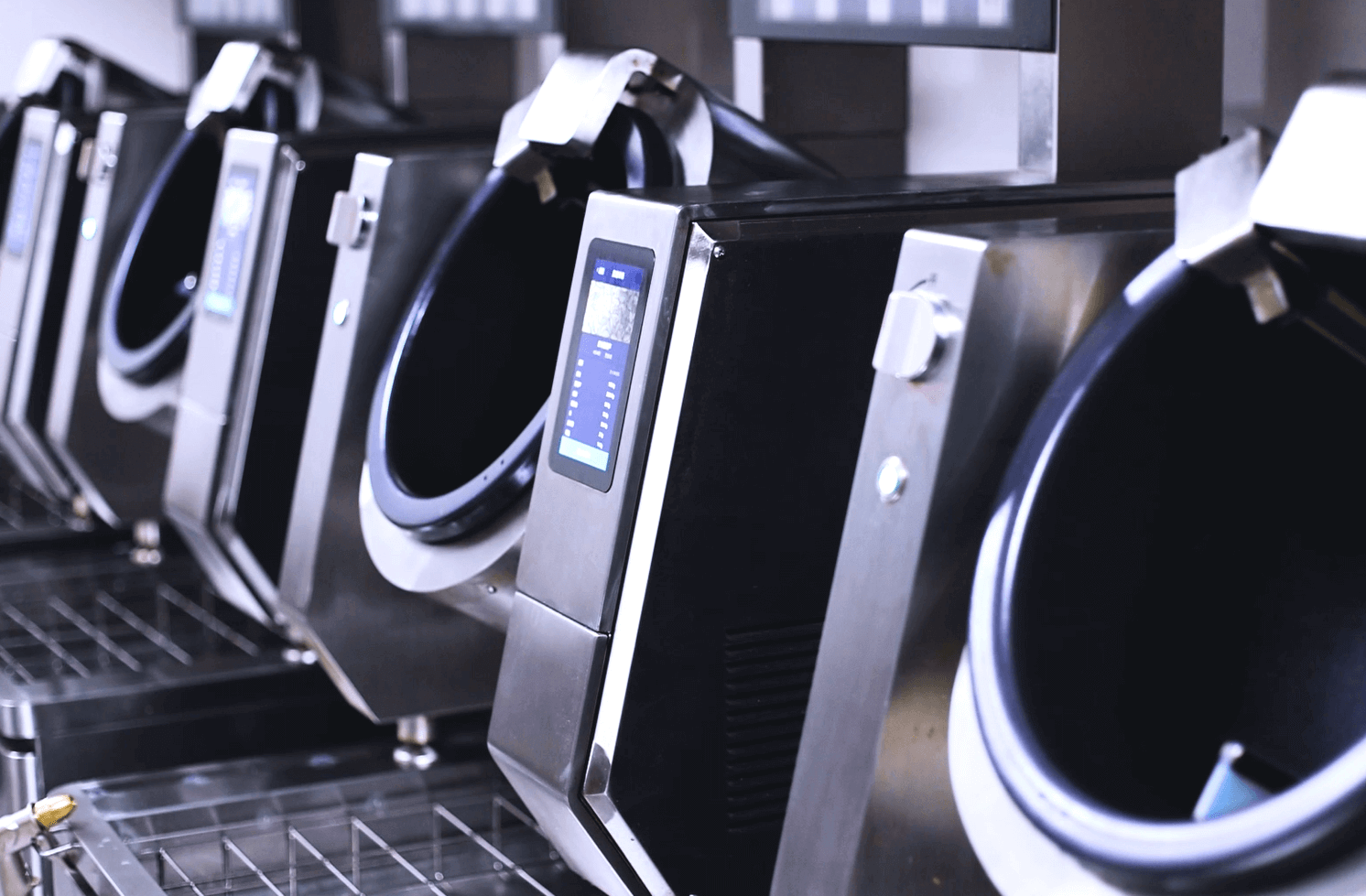 Industrial automatic stir fryer machine